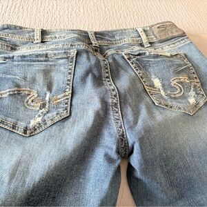 Silver Jeans Dark Blue Slim Boot Jeans